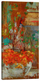 Lienzo Composition with nasturtiums - Olga Boznanska