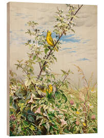 Holzbild Juni - June Fidelia Bridges