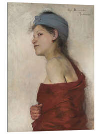 Tableau en plexi-alu Portrait of a Woman
