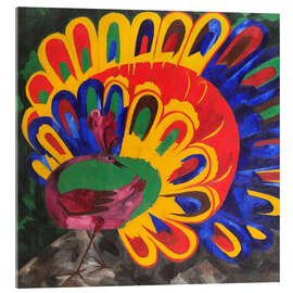 Quadro em acrílico Peacock - Natalja Gontscharova