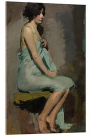 Acrylic print Study of a Seated Woman, 1909 - Alice Pike Barney