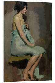 Aluminium print Study of a Seated Woman, 1909 - Alice Pike Barney