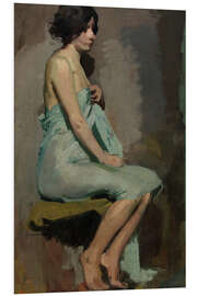 Foam board print Study of a Seated Woman, 1909 - Alice Pike Barney