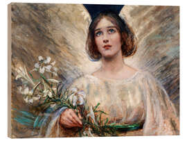 Quadro de madeira Easter Lilies - Alice Pike Barney