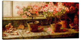 Lienzo Flowering Azaleas - Marie Egner