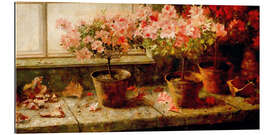 Gallery print Flowering Azaleas