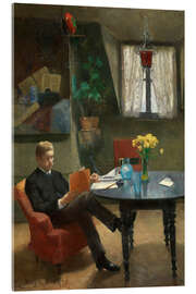 Acrylic print Arne Garborg visiting the Artist's Studio
