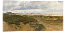 Quadro em acrílico Landscape from Ogna at Jæren - Kitty Kielland