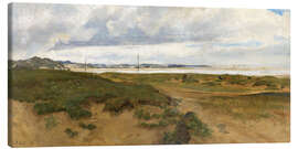 Tableau sur toile Landscape from Ogna at Jæren - Kitty Kielland