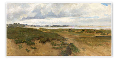 Poster Landschaft von Ogna bei Jæren