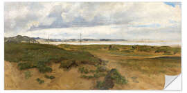 Wandsticker Landschaft von Ogna bei Jæren