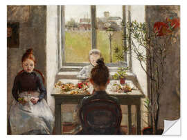 Naklejka na ścianę Flower Girls