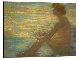 Tableau en aluminium Nude against Sea