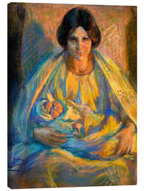 Obraz na płótnie By Lamplight, 1911 - Alice Pike Barney