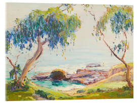 Obraz na szkle akrylowym Laguna Coastline, 1919 - Anna Althea Hills