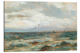 Alubild Auf der Nordsee