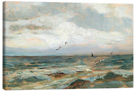 Canvastavla On the North Sea - Olga Wisinger-Florian