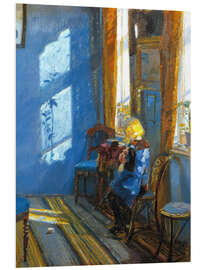 PVC-taulu Sunlight in the Blue room