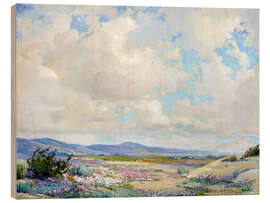 Quadro de madeira When the Desert Blooms, 1922 - Anna Althea Hills