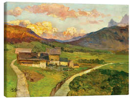 Canvas print Evening in Sextenthal, Kreuzbergsattl - Marie Egner