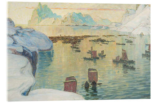 Quadro em acrílico The Fishing Fleet Going Out, North Norway