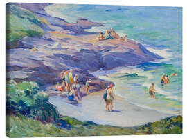 Canvas print Ogunquit Bathers - Mabel May Woodward