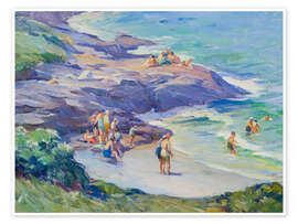 Tableau Ogunquit Bathers - Mabel May Woodward