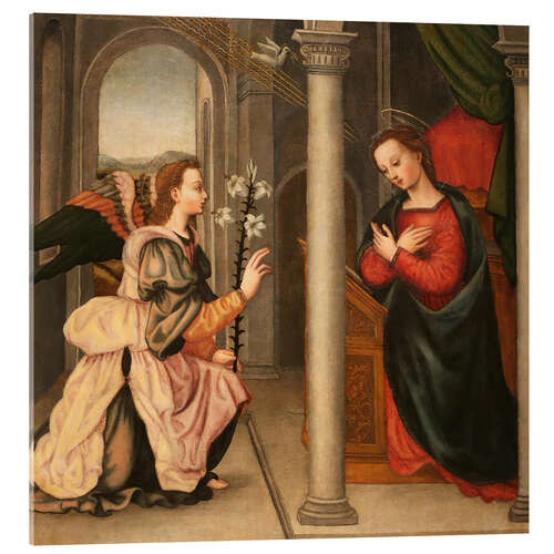 Akrylglastavla Annunciation