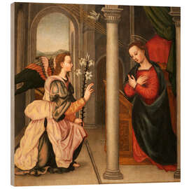 Quadro de madeira Aviso - Plautilla Nelli