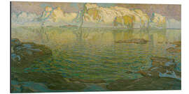 Aluminium print Silent evening - Scene from Lofoten - Anna Katarina Boberg