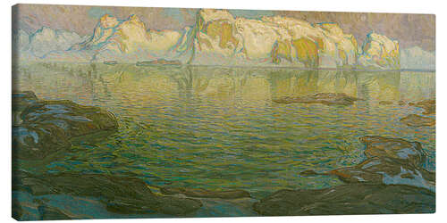 Lienzo Silent evening - Scene from Lofoten