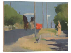 Cuadro de madera Bay Road, 1930 - Clarice Beckett