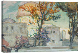 Lienzo View of Jerusalem, Study, 1921 - Anna Katarina Boberg