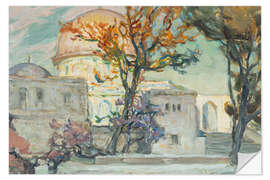 Wandsticker Ansicht von Jerusalem, Studie, 1921