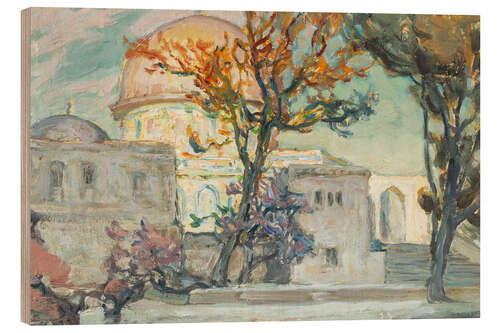 Wood print View of Jerusalem, Study, 1921