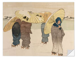 Wandsticker Ein verschneiter Tag