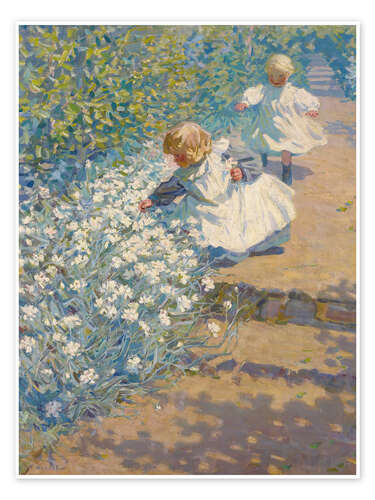 Juliste Picking Flowers