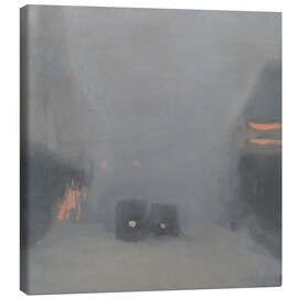 Lienzo Passing trams - Clarice Beckett