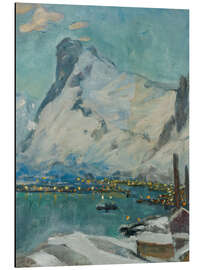 Magnettafel Lofoten im Abendlicht Studie, 1915