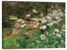 Canvas print In the Farmer's Garden - Olga Wisinger-Florian