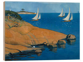 Quadro de madeira Archipelago View, 1900 - Venny Soldan-Brofeldt