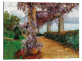 Aluminium print A pergola covered with wisteria, Villa Haas - Olga Wisinger-Florian
