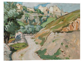 Hartschaumbild Der Weg nach Jerusalem, 1921