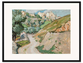 Gerahmter Kunstdruck Der Weg nach Jerusalem, 1921