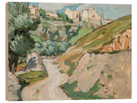 Cuadro de madera The Road to Jerusalem, Study, 1921 - Anna Katarina Boberg