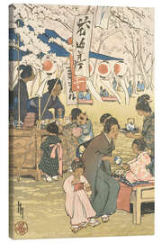 Leinwandbild Blütezeit in Tokio, 1914 - Helen Hyde
