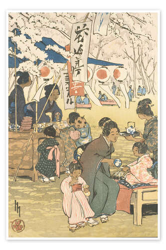 Poster Blossom Time in Tokyo, 1914