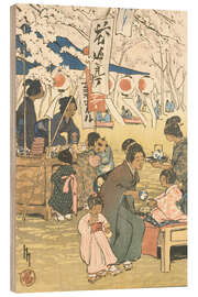 Wood print Blossom Time in Tokyo, 1914 - Helen Hyde