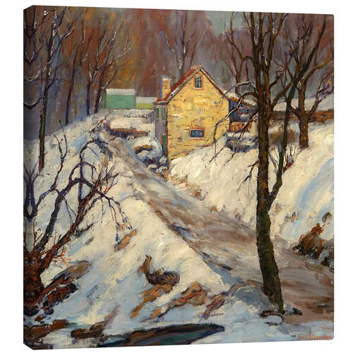 Lienzo Lamplighters Cottage