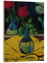 Quadro de madeira The Rose in the Mirror, 1919 - Suzanne Valadon